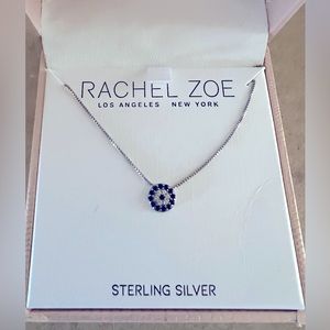Evil Eye sterling silver chain
